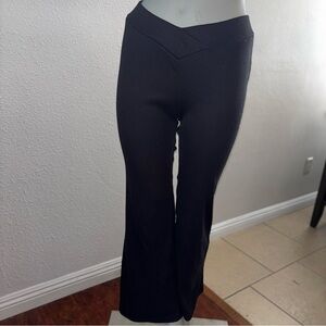 SHEIN Black Flare Leggings
